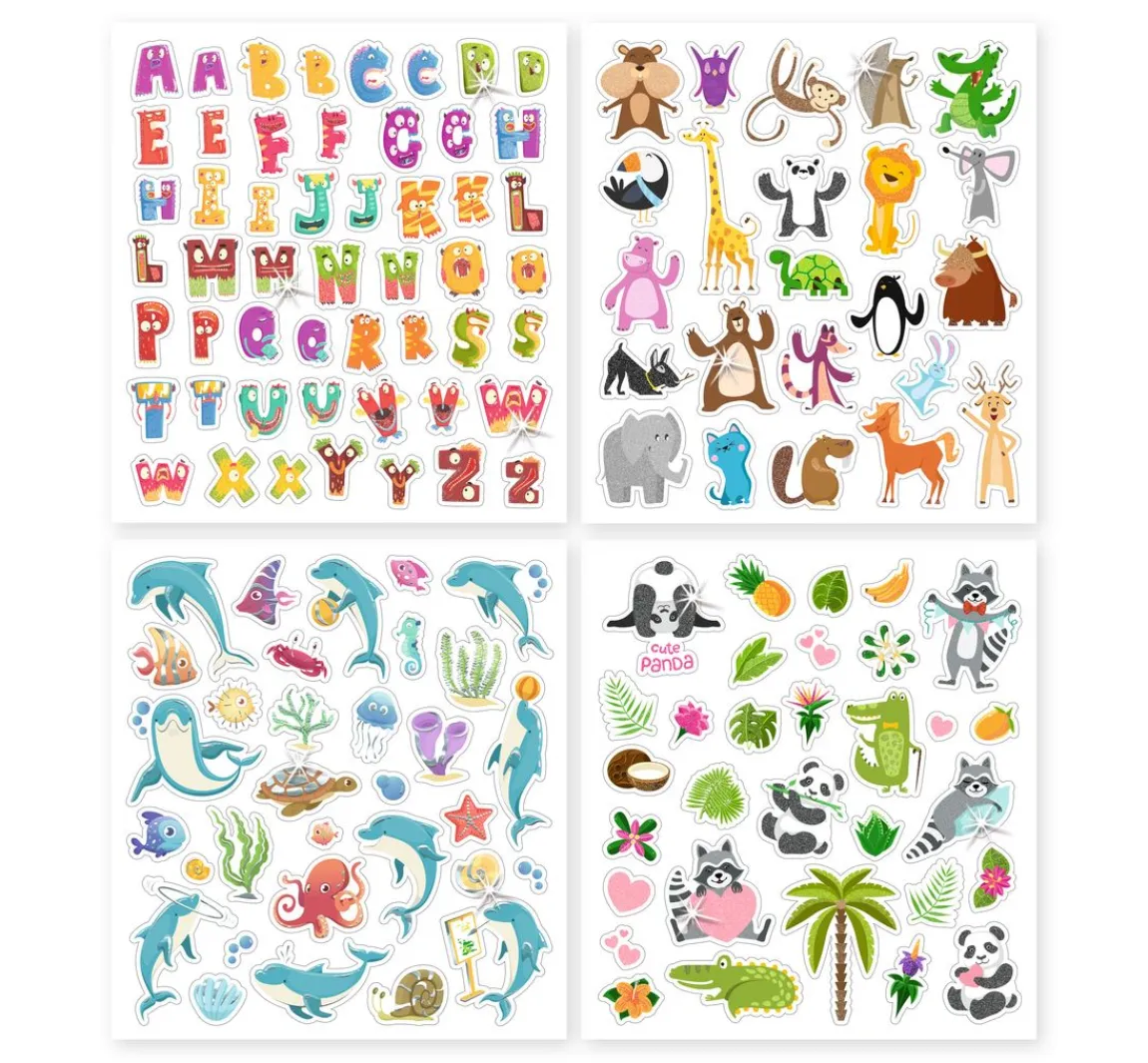 New URSUS Glitzer-Sticker "Animals"