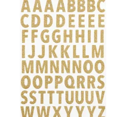 Online HobbyFun Glitzer-Sticker "Buchstaben"