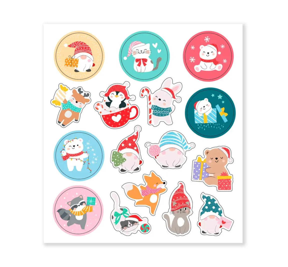 Sale URSUS Glitzersticker-Set "Weihnachten"