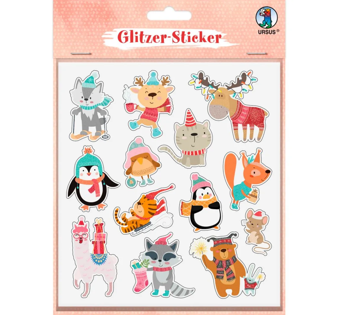 Sale URSUS Glitzersticker-Set "Weihnachten"