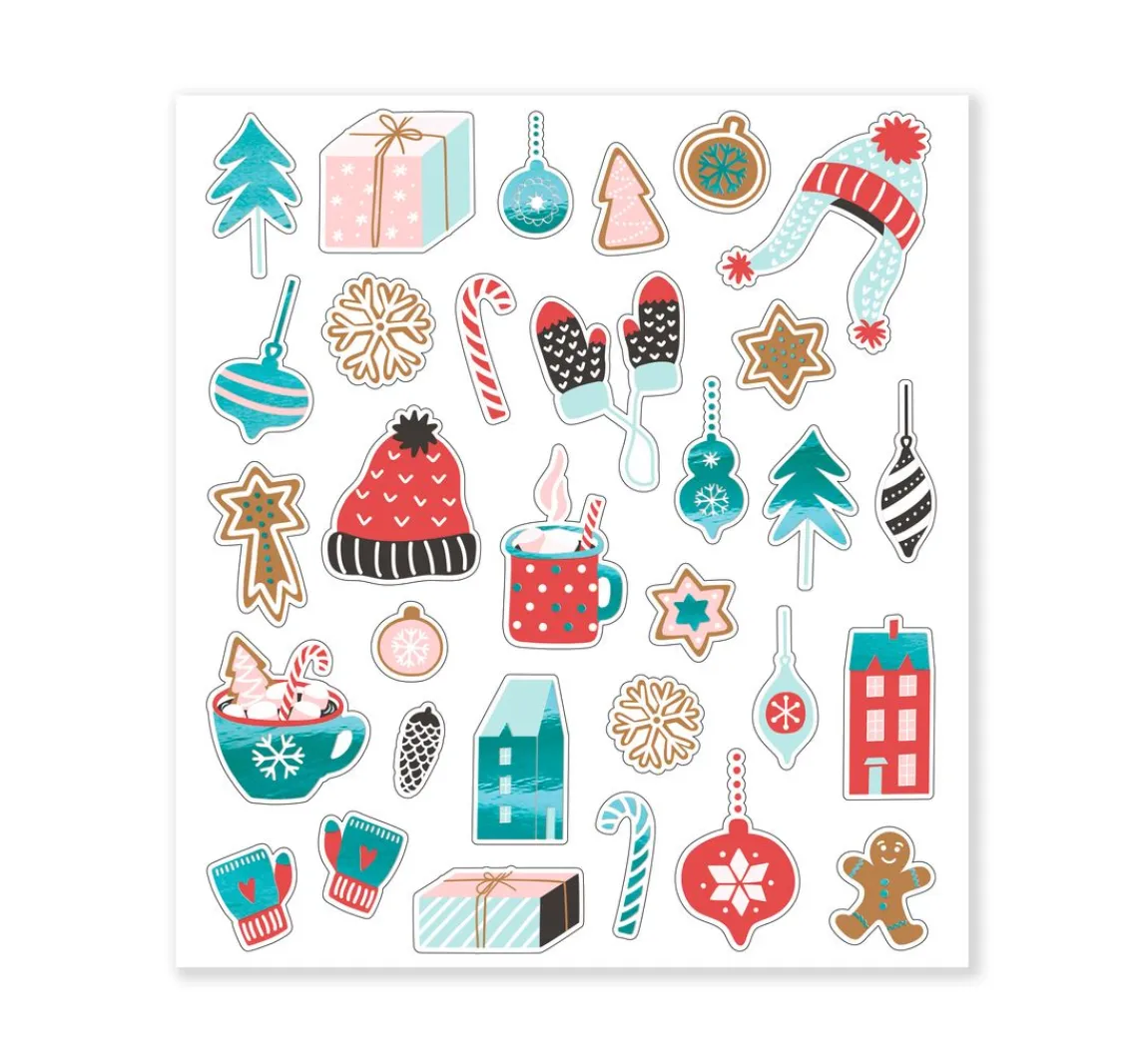 Hot URSUS Glitzersticker-Set "Winter"