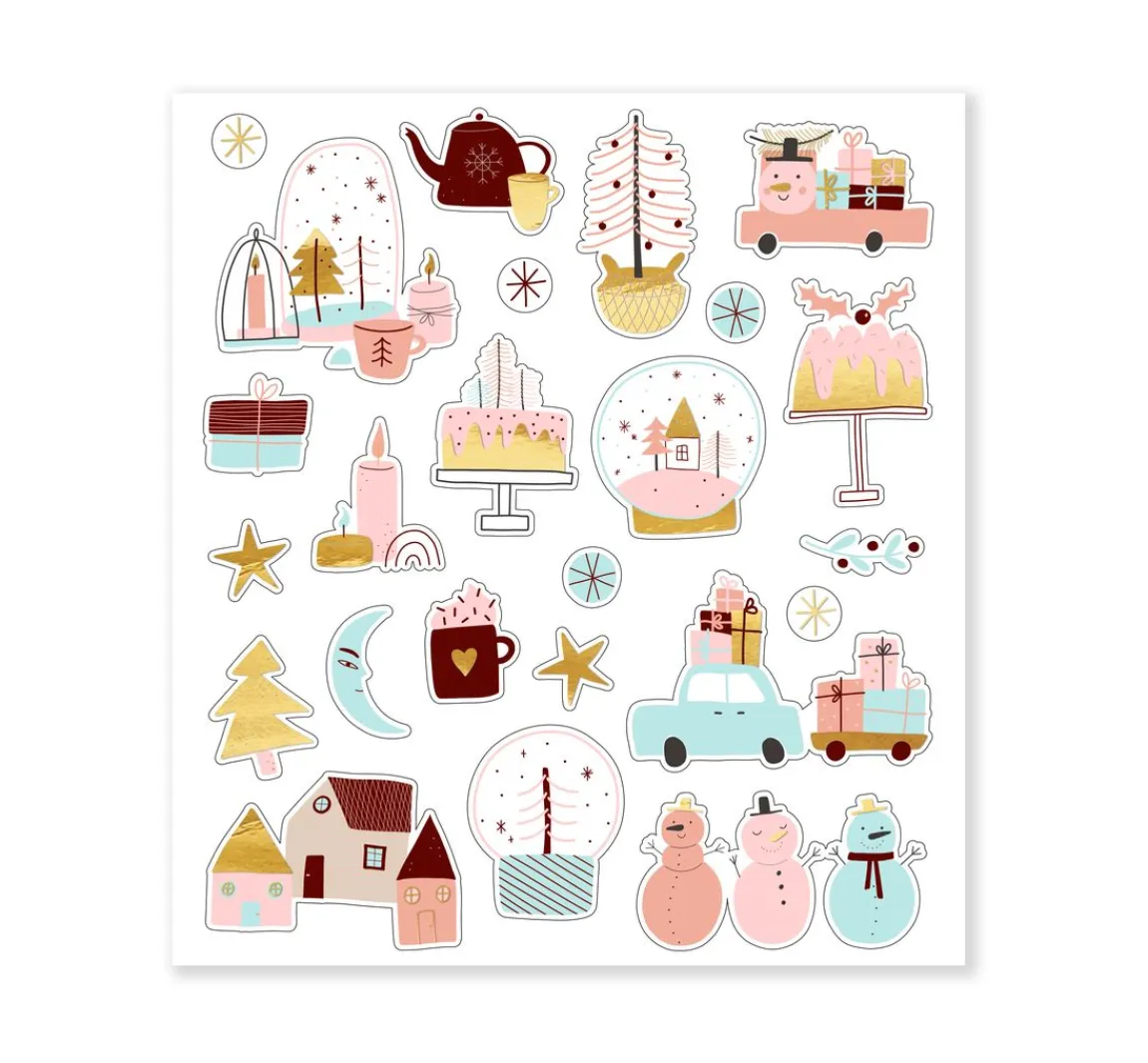 Hot URSUS Glitzersticker-Set "Winter"
