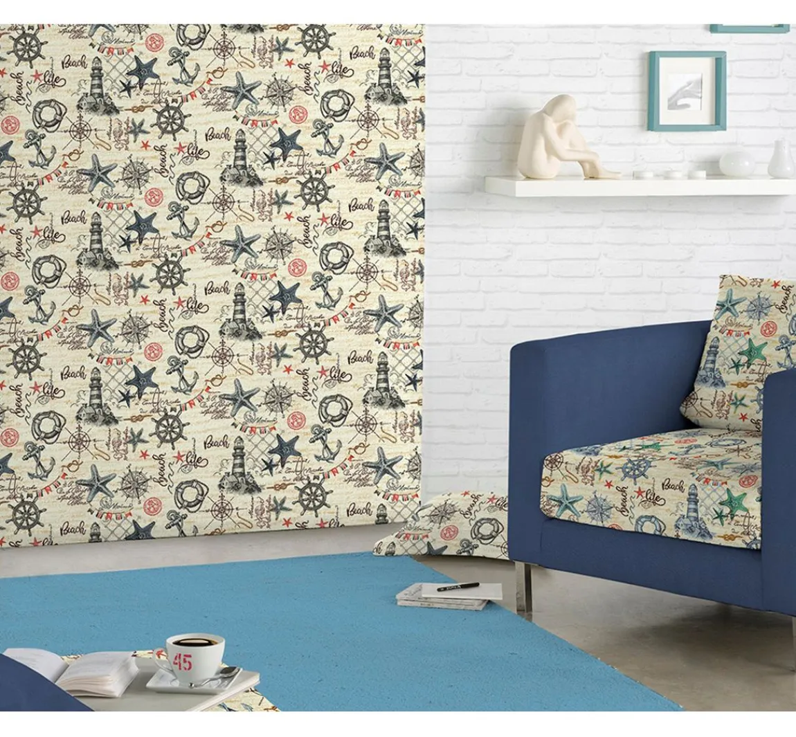 Discount VBS Marktplatz Gobelin-Stoff "Costa Marino"