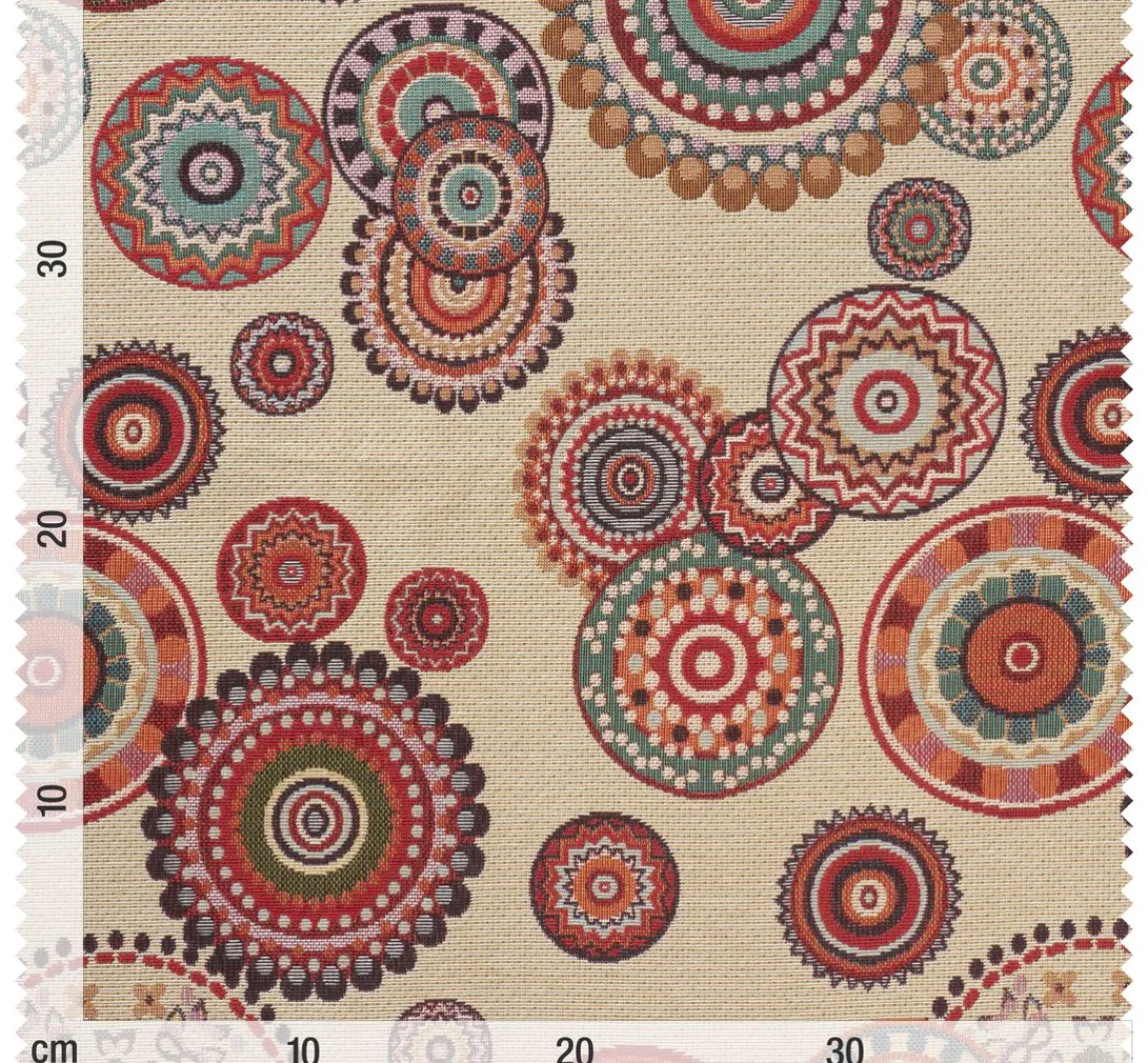 Discount Globaltex Gobelin-Stoff "Mandalas"
