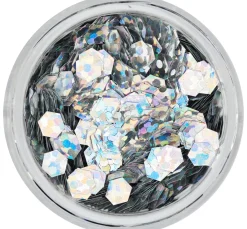 Clearance Cléopâtre Gold Silber Partikelmix, 9 Tiegel