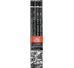 Clearance Meyco Graphit Bleistifte, 4er-Set