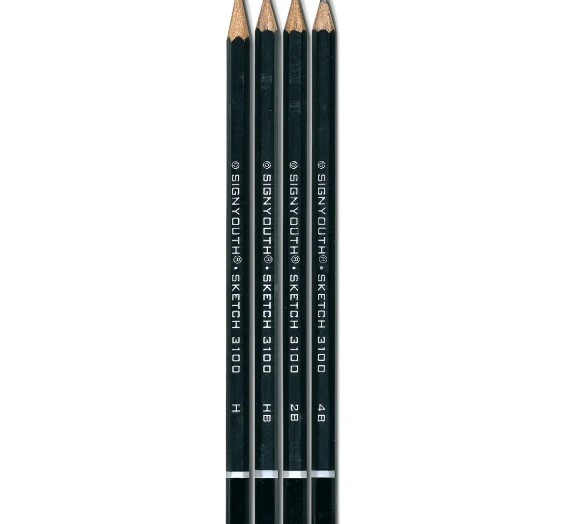 Clearance Meyco Graphit Bleistifte, 4er-Set