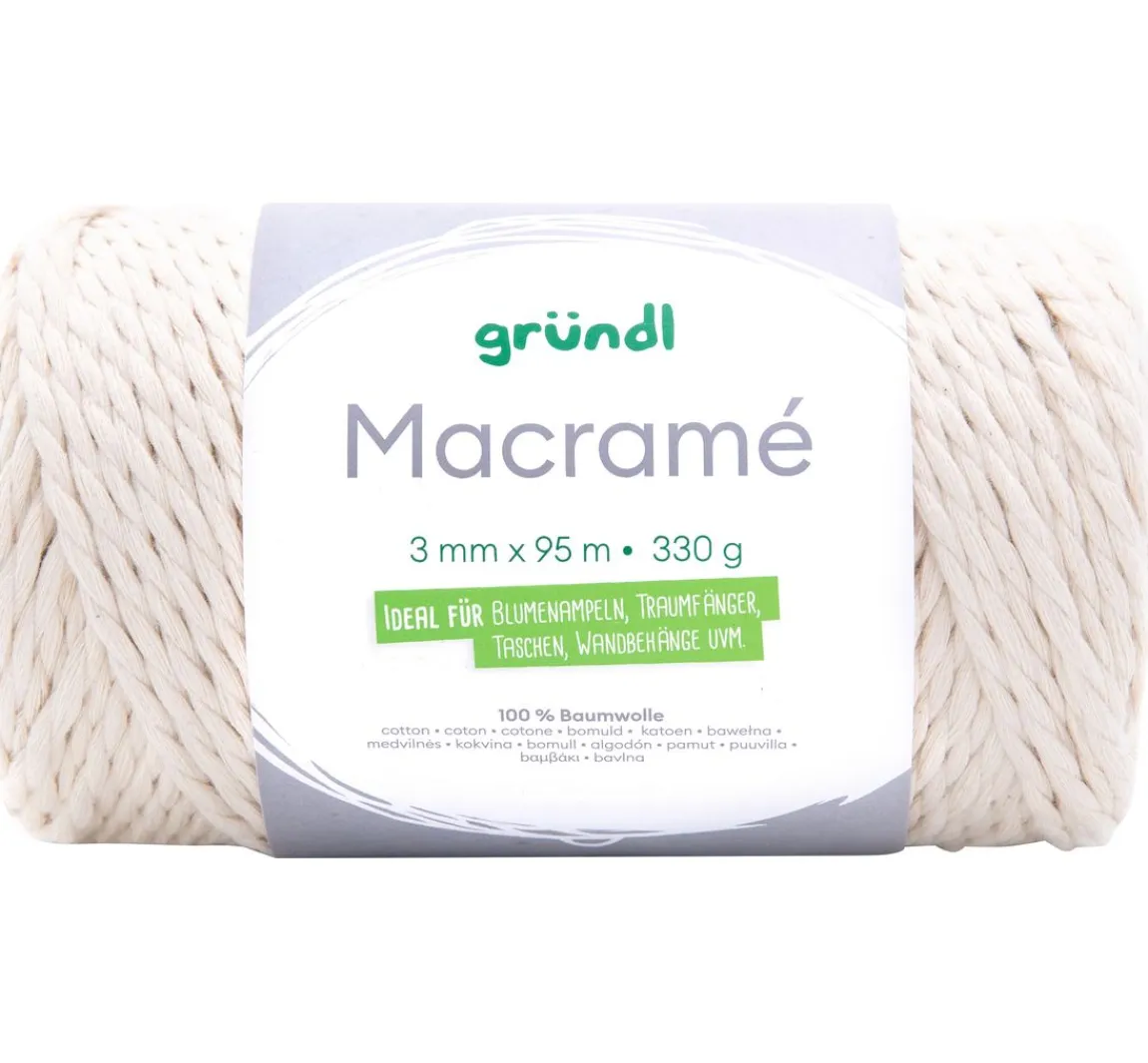 Clearance gründl Baumwollkordel "Macramé"