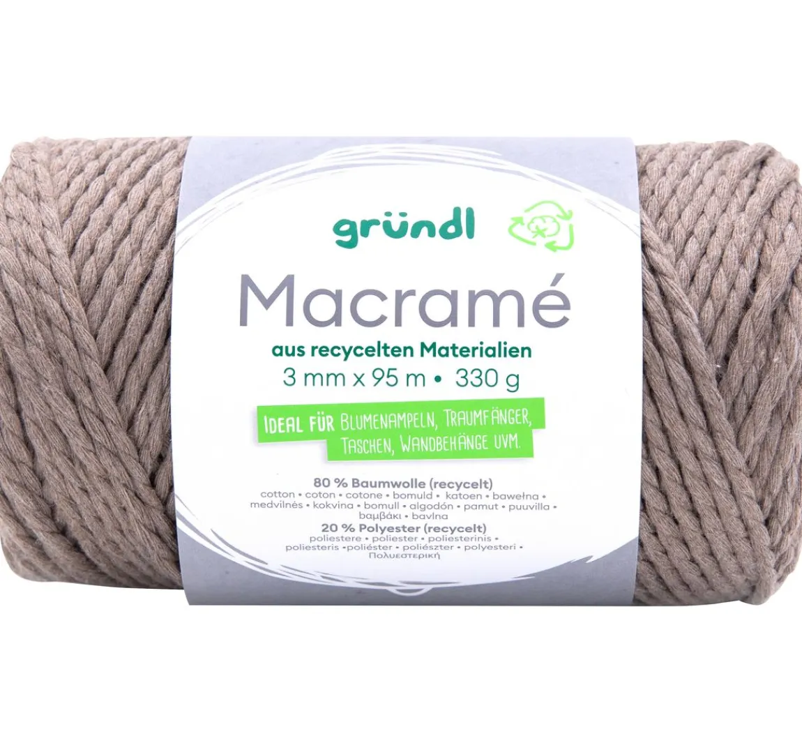 Clearance gründl Baumwollkordel "Macramé"