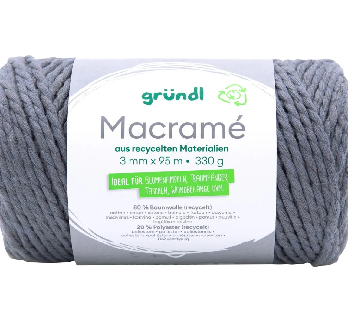 Clearance gründl Baumwollkordel "Macramé"