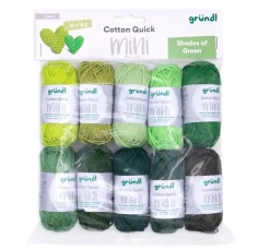 Online gründl Cotton Quick Mini "Shades of Green"