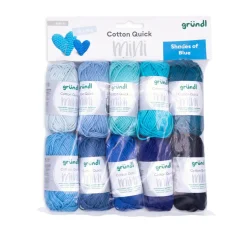 gründl Cotton Quick Mini "Shades of Blue"