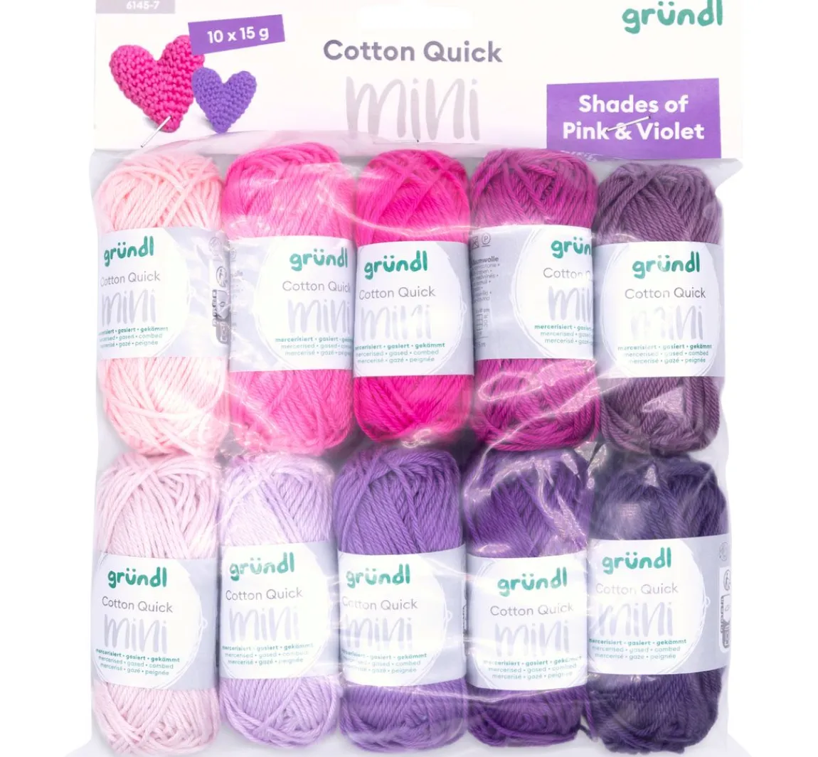 gründl Cotton Quick Mini "Shades of Pink and Violet"