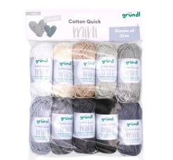 New gründl Cotton Quick Mini "Shades of Grey"