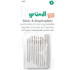 Discount gründl Stick- und Stopfnadeln ohne Spitze