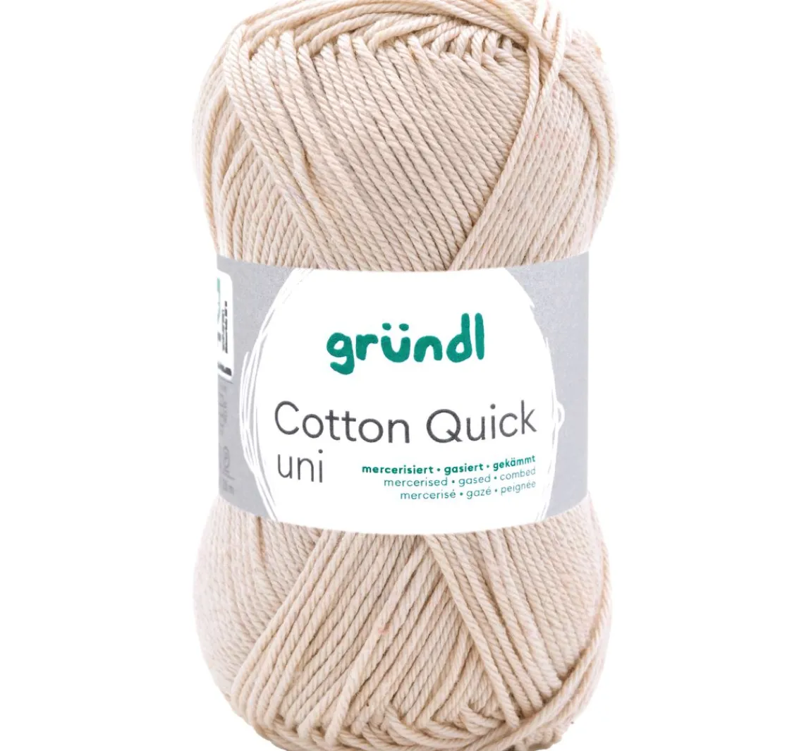 Sale gründl Wolle "Cotton Quick uni"