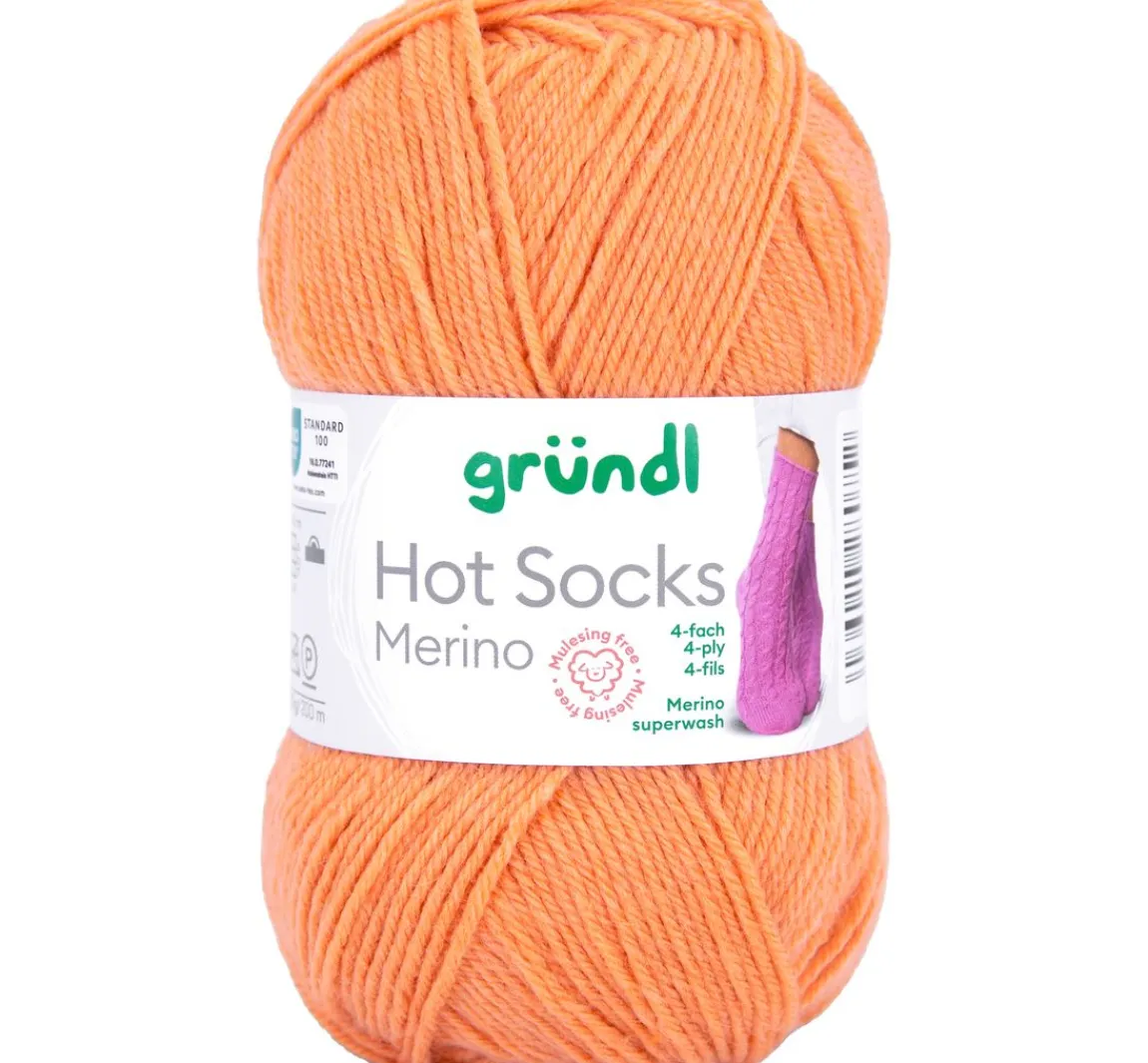 Online gründl Wolle "Hot Socks Merino"
