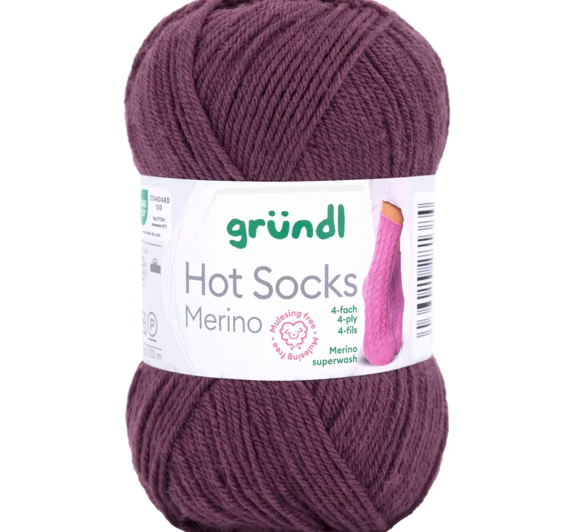 Online gründl Wolle "Hot Socks Merino"