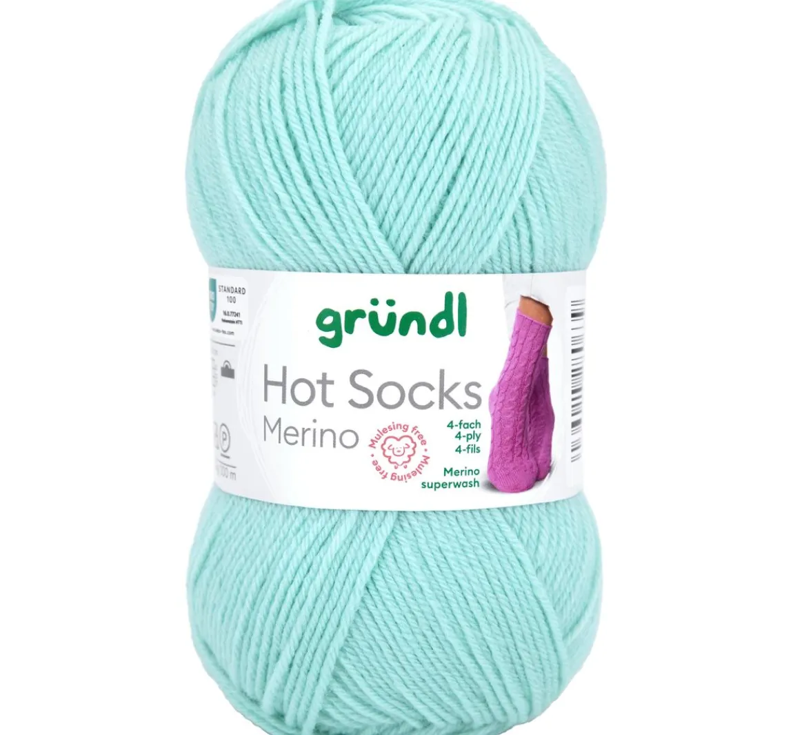 Online gründl Wolle "Hot Socks Merino"