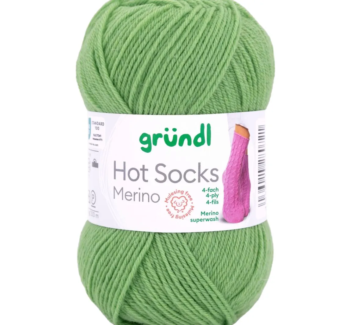 Online gründl Wolle "Hot Socks Merino"