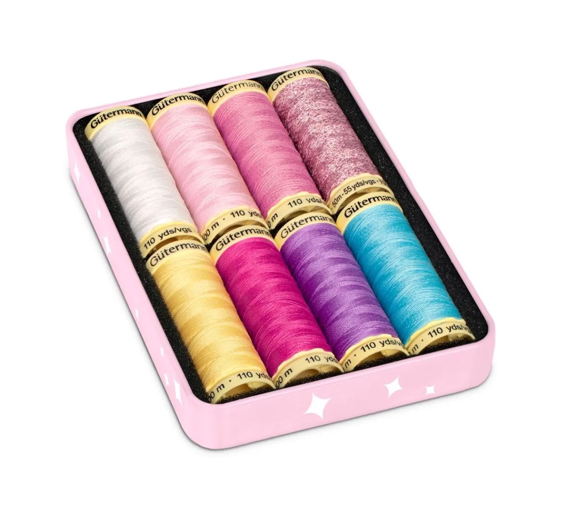 Gütermann creativ Gütermann Cute and Pink-Box, 8 Spulen