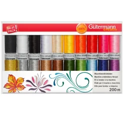 Gütermann creativ Gütermann Maschinenstickfaden-Set