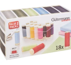 Sale Gütermann creativ Gütermann Nähfaden-Box Allesnäher - 18 Spulen