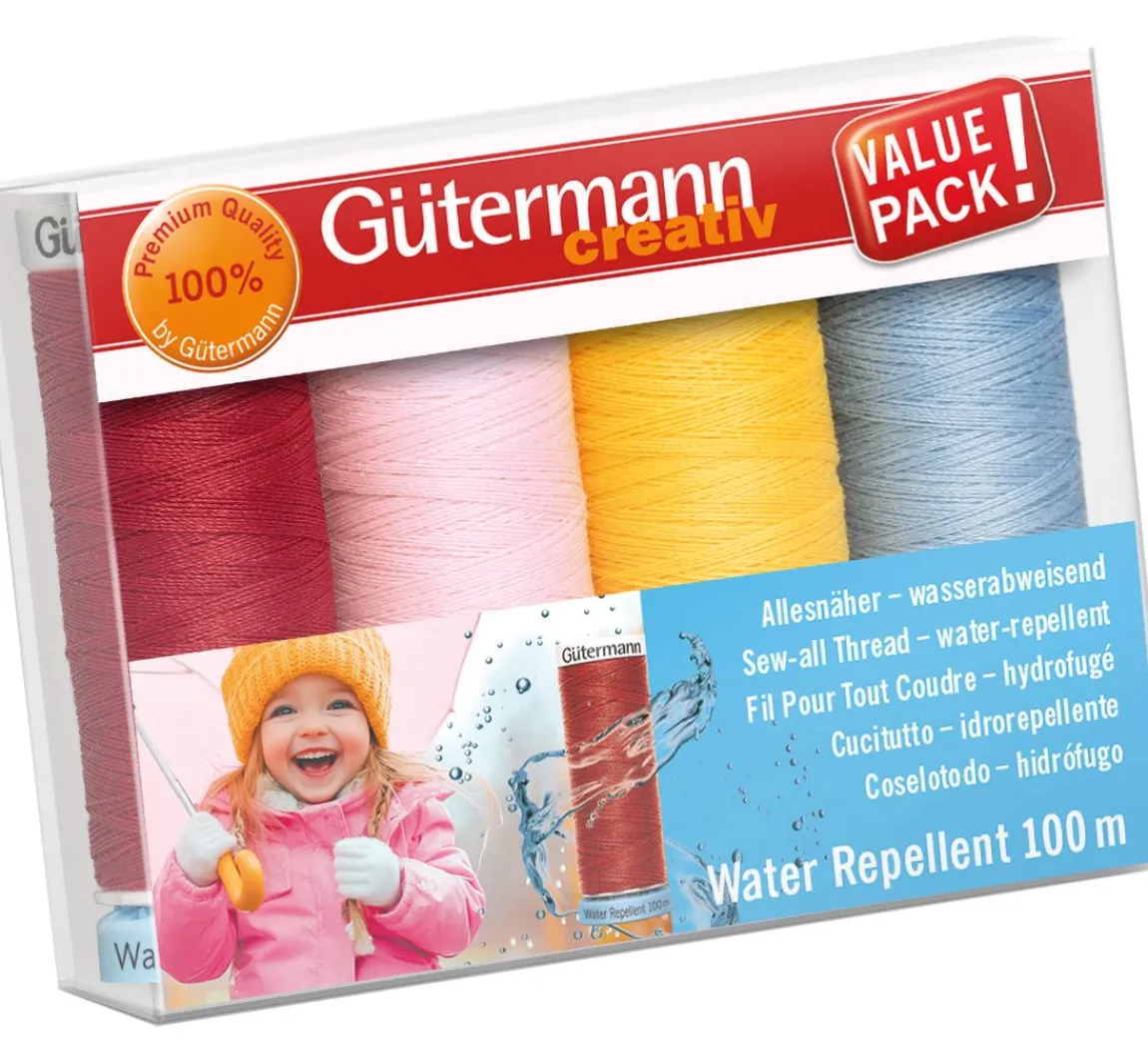 Outlet Gütermann creativ Gütermann Nähfaden-Set Allesnäher "Water Repellent"