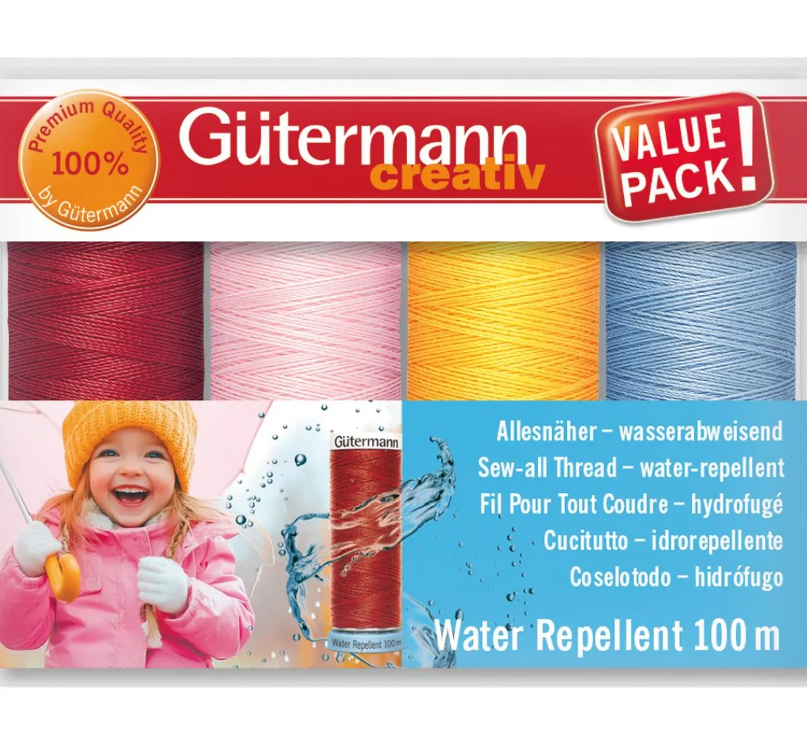 Outlet Gütermann creativ Gütermann Nähfaden-Set Allesnäher "Water Repellent"