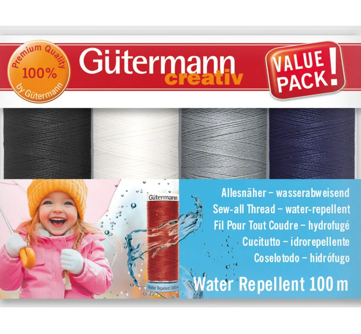 Outlet Gütermann creativ Gütermann Nähfaden-Set Allesnäher "Water Repellent"