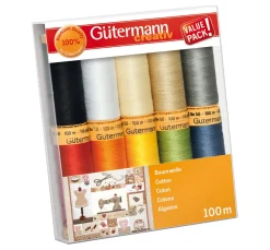 Best Gütermann creativ Gütermann Nähfaden-Set Baumwolle, 10 Spulen