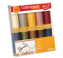 Best Gütermann creativ Gütermann Nähfaden-Set Baumwolle, 10 Spulen