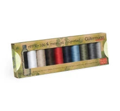 Sale Gütermann creativ Gütermann Nähgarn-Set Allesnäher rPET Basicfarben, 10 x 100 m