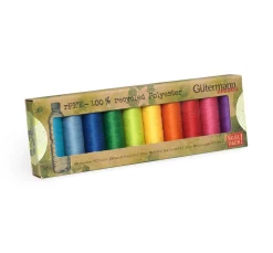 Clearance Gütermann creativ Gütermann Nähgarn-Set Allesnäher rPET, 10 x 100 m, Basic