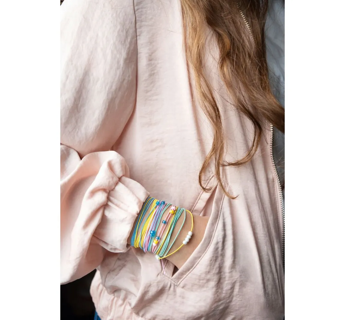 Discount folia Gummischnüre "Pastell"