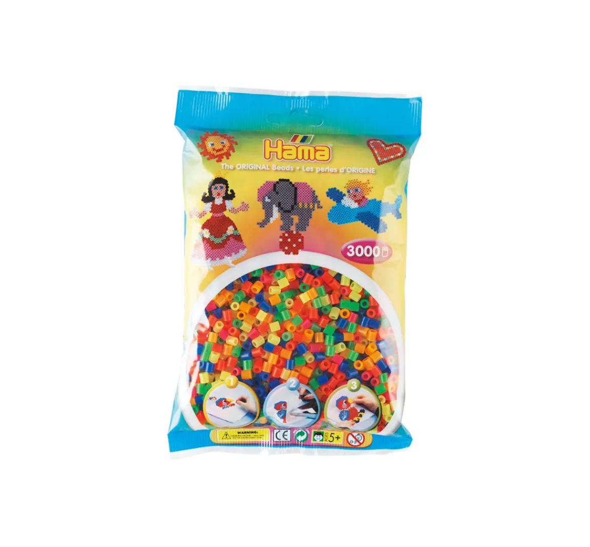 Sale Hama -Perlen "Neon", 3.000 Stück