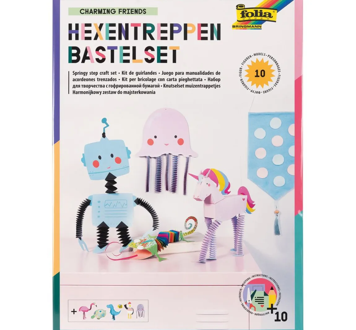 folia Hexentreppen Bastelset "Charming Friends"