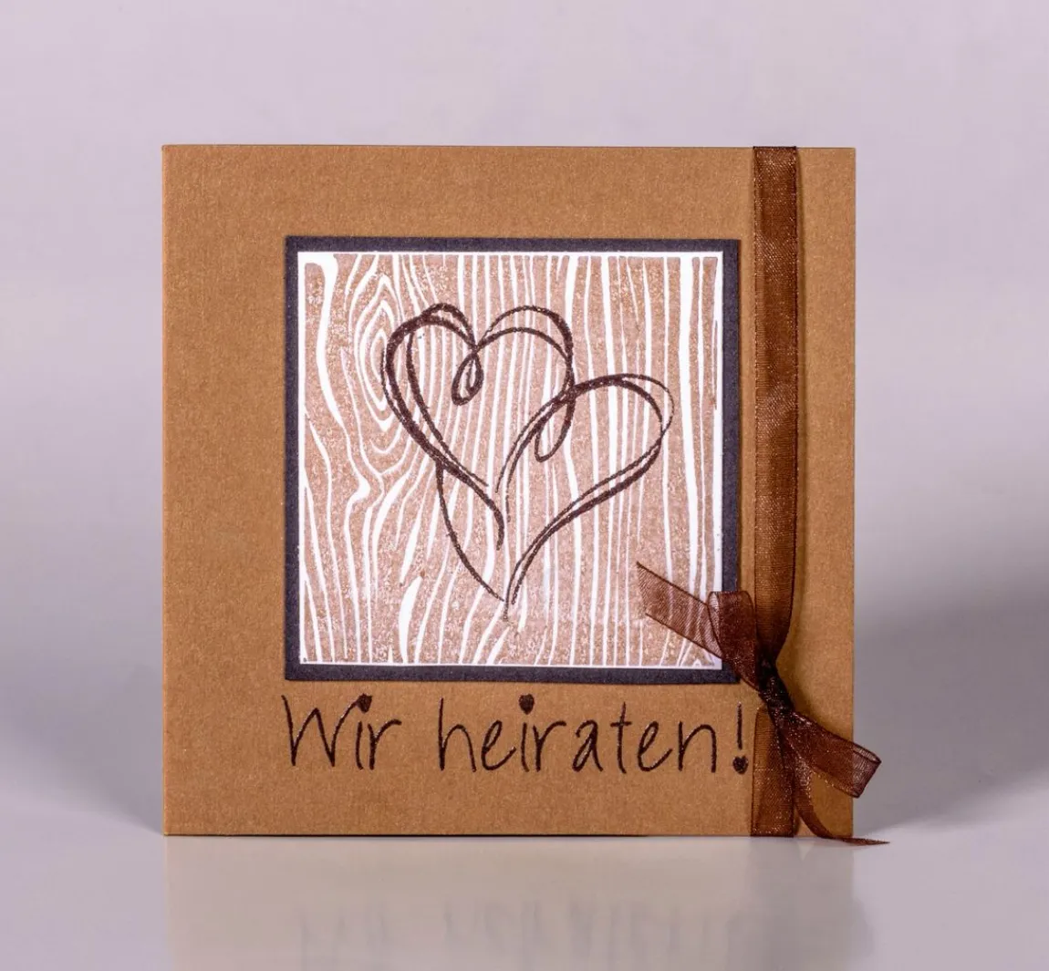 Outlet Heyda Hintergrund-Stempel "Holzmaserung"