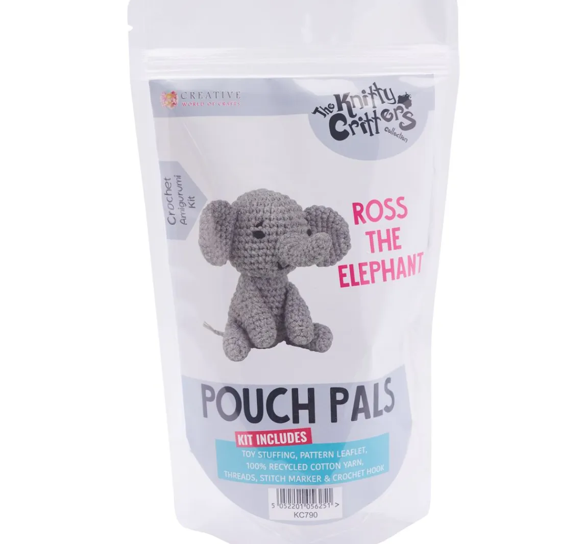 Sale Knitty Critters Häkelset "Elefant Ross"