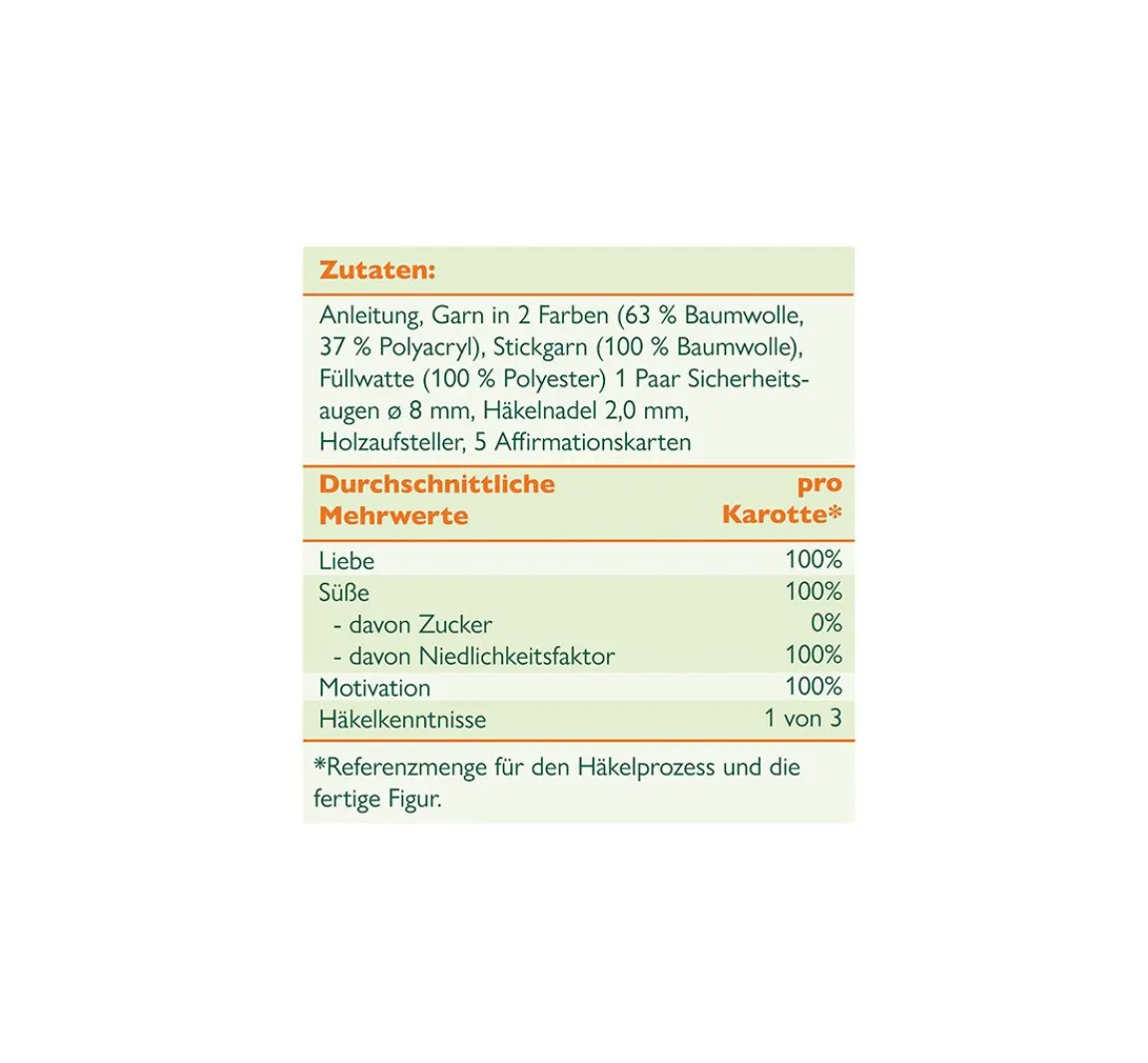 Best Topp Häkel-Set "Emotional Support Veggies"