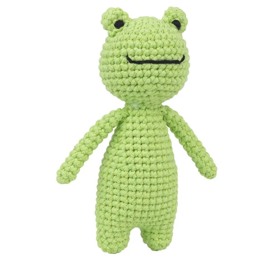 Online Knitty Critters Häkelset "Frosch Trevor"