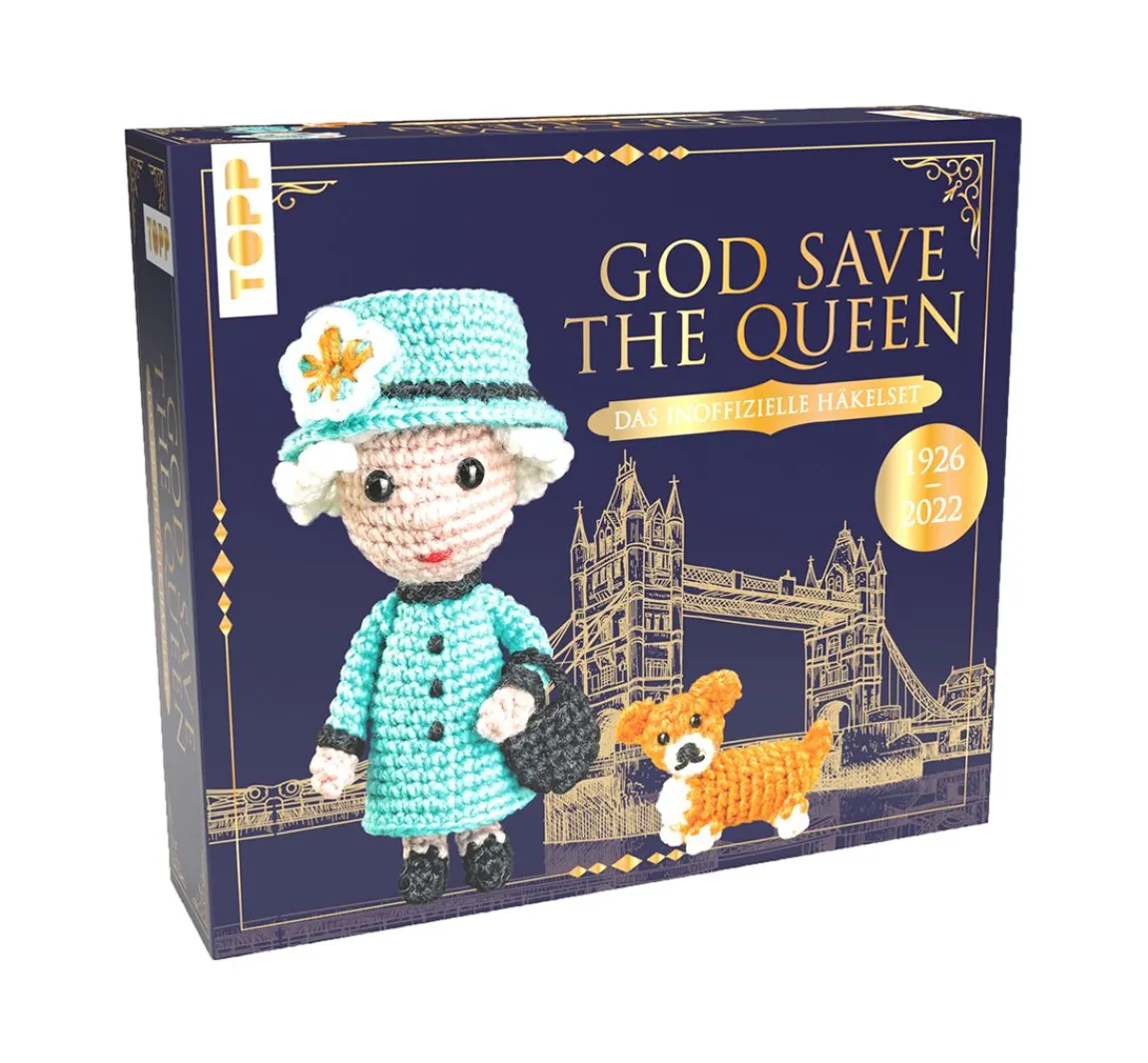 New Topp Häkelset "God save the Queen"