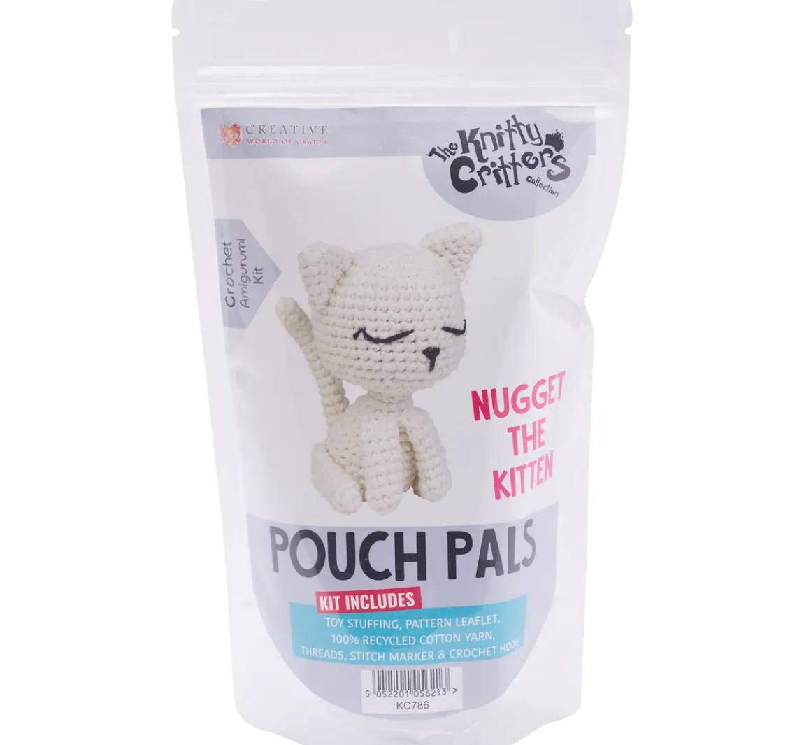 Outlet Knitty Critters Häkelset "Kätzchen Nugget"