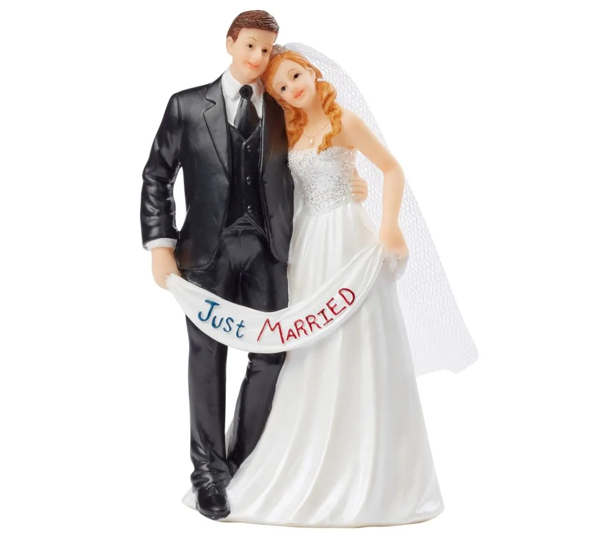 Discount HobbyFun Hochzeitspaar "Just Married"