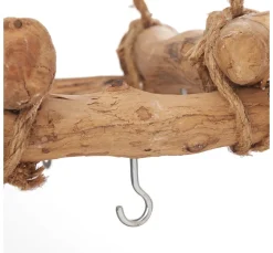 New ohne Marke Holz Deko Leiter mit Ösen, zum Hängen