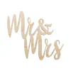 Hot Rayher Holz Schriftzug Mini "Mr & Mrs"