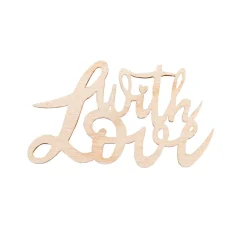 Sale Rayher Holz Schriftzug Mini "With Love"