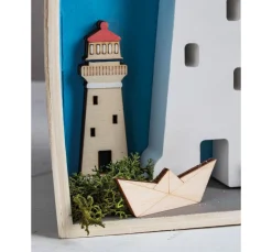New Rayher Holz Streuteile "Leuchtturm & Co"