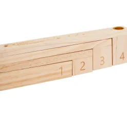 Outlet ohne Marke Holz-Adventskerzenhalter, gefächert