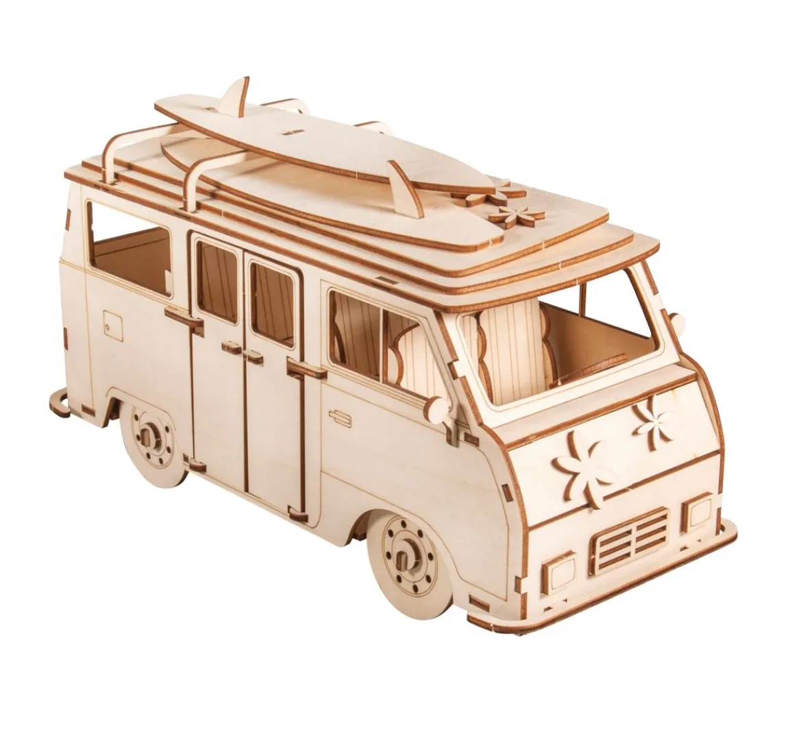 Clearance Rayher Holzbausatz "Campingbus"